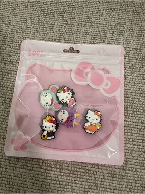 Hello Kitty Multicolor Rubber Shoe Charms - Pink Pack